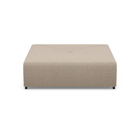 Paul Robert 60 Wide Square Standard Ottoman With Caster
