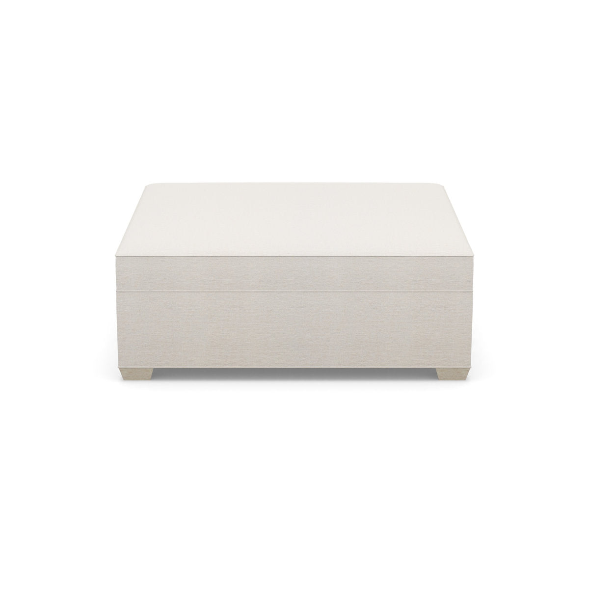 Paul Robert 54 Wide Square Standard Ottoman With Tapered Foot