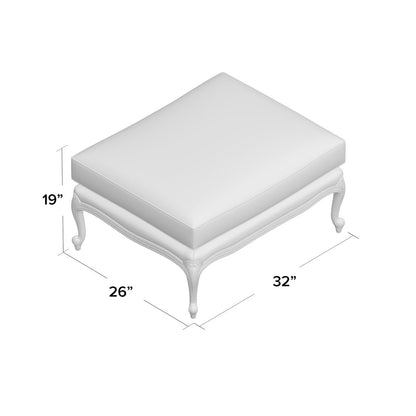 Ambella St Helena 32 Rectangle Standard Ottoman