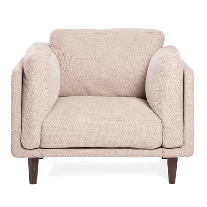 Steve Armchair Chair with Ottoman