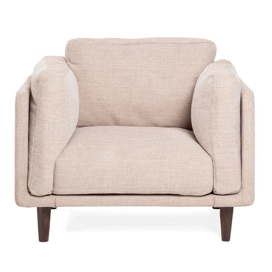 Steve Armchair Chair with Ottoman