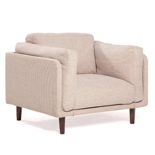 Steve Armchair Chair with Ottoman