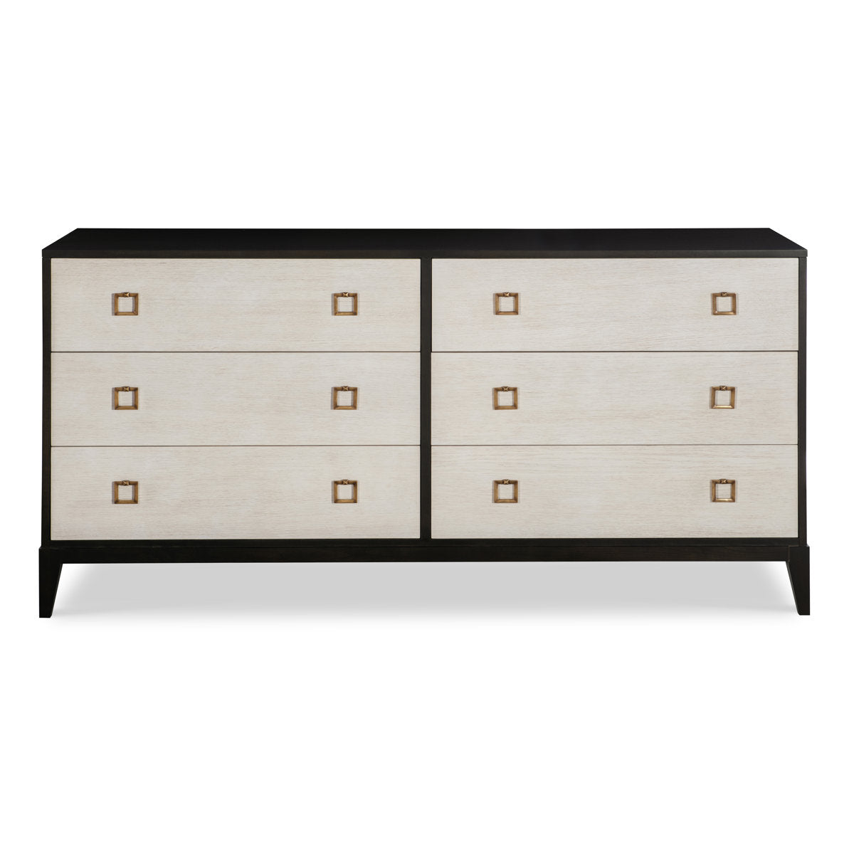Stocked Six Drawer Low Dresser