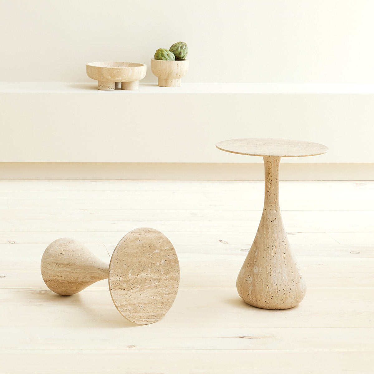 Studio A Home Dea Table Travertine Lg
