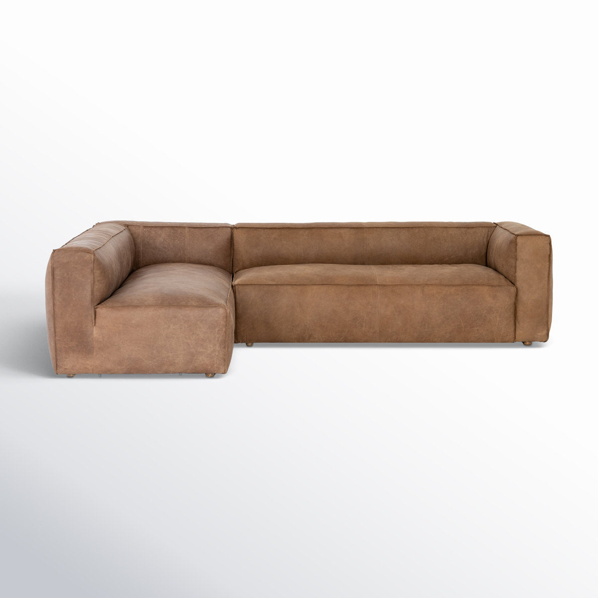 Strom 120" Leather Sectional