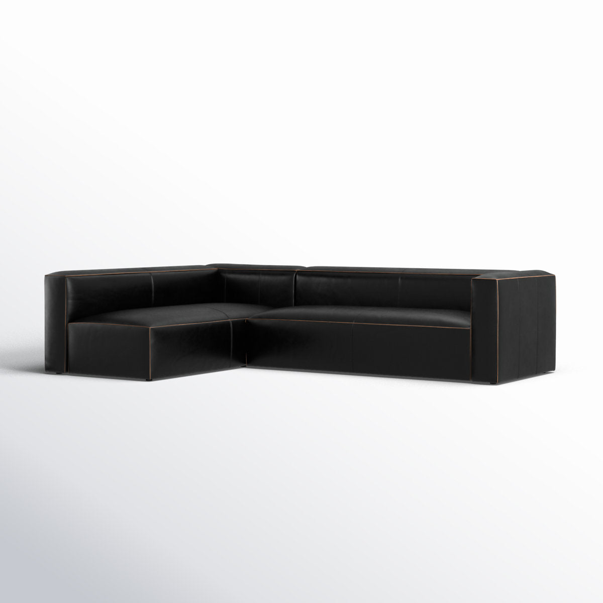Strom 120" Leather Sectional