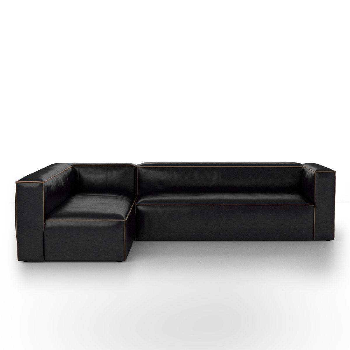 Strom 120" Leather Sectional