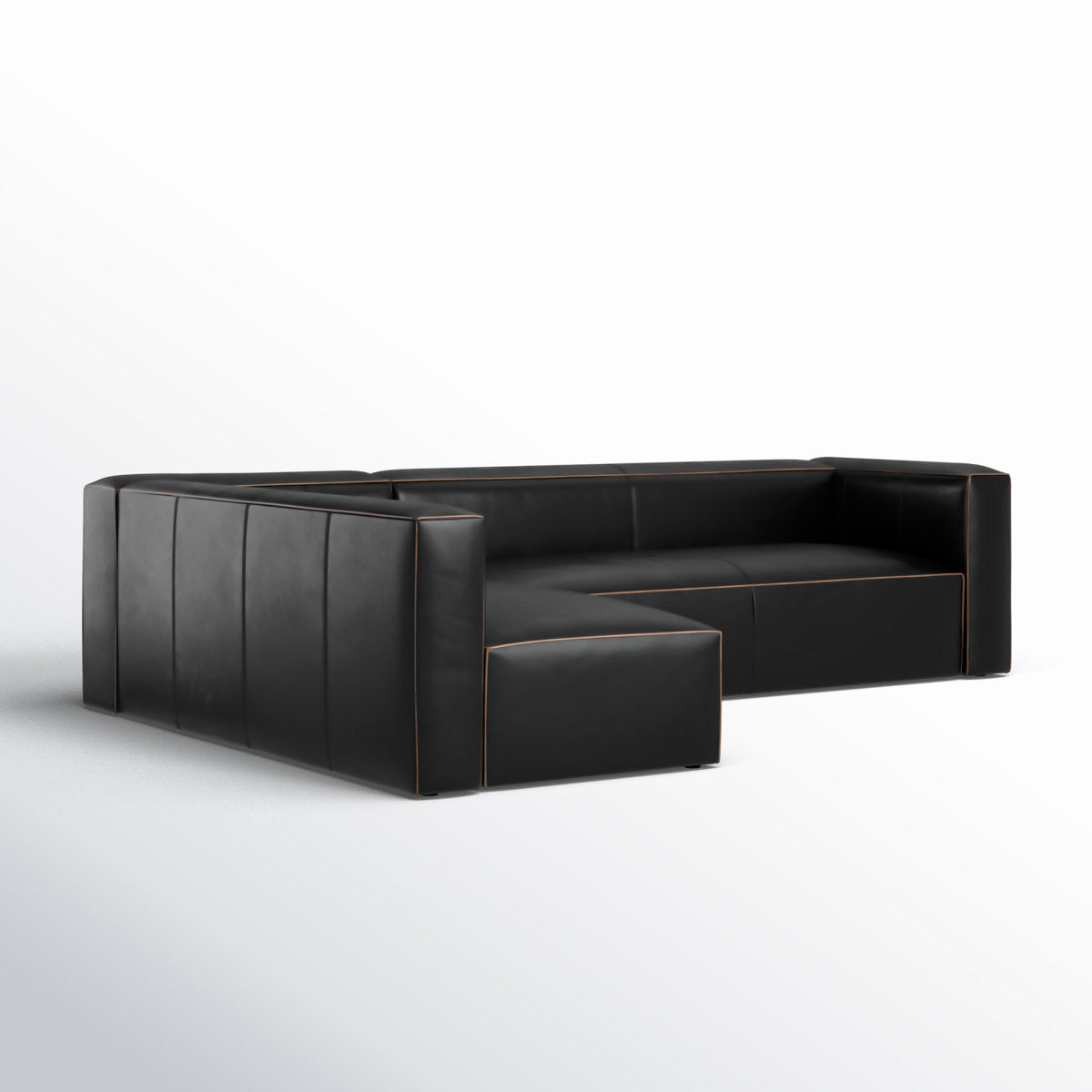 Strom 120" Leather Sectional