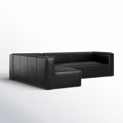 Strom 120" Leather Sectional