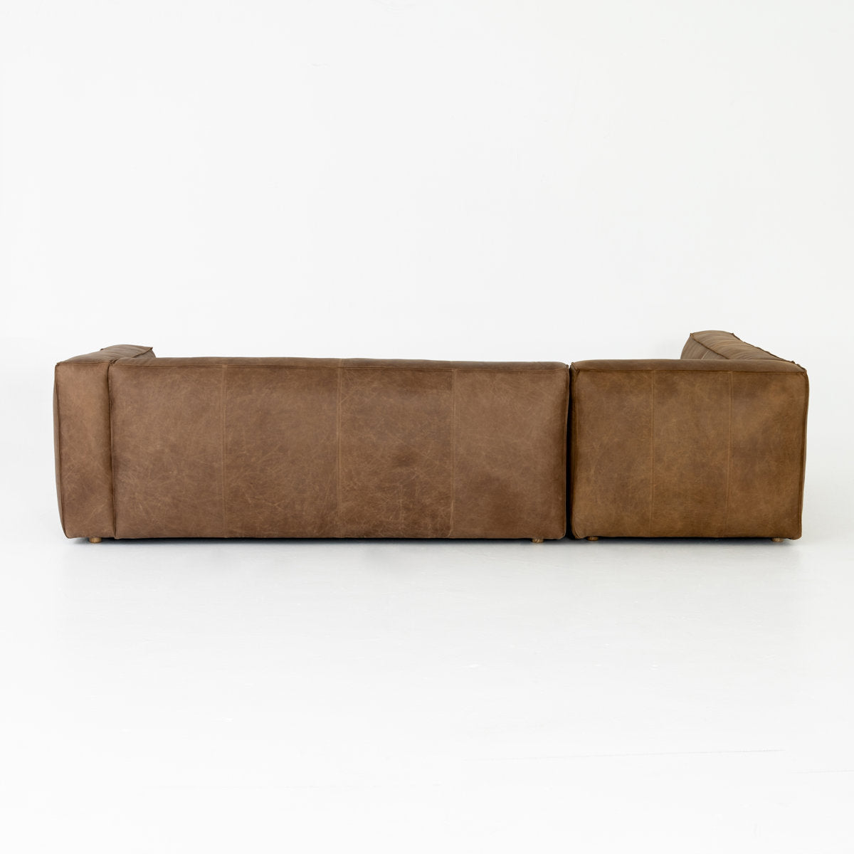 Strom 120" Leather Sectional