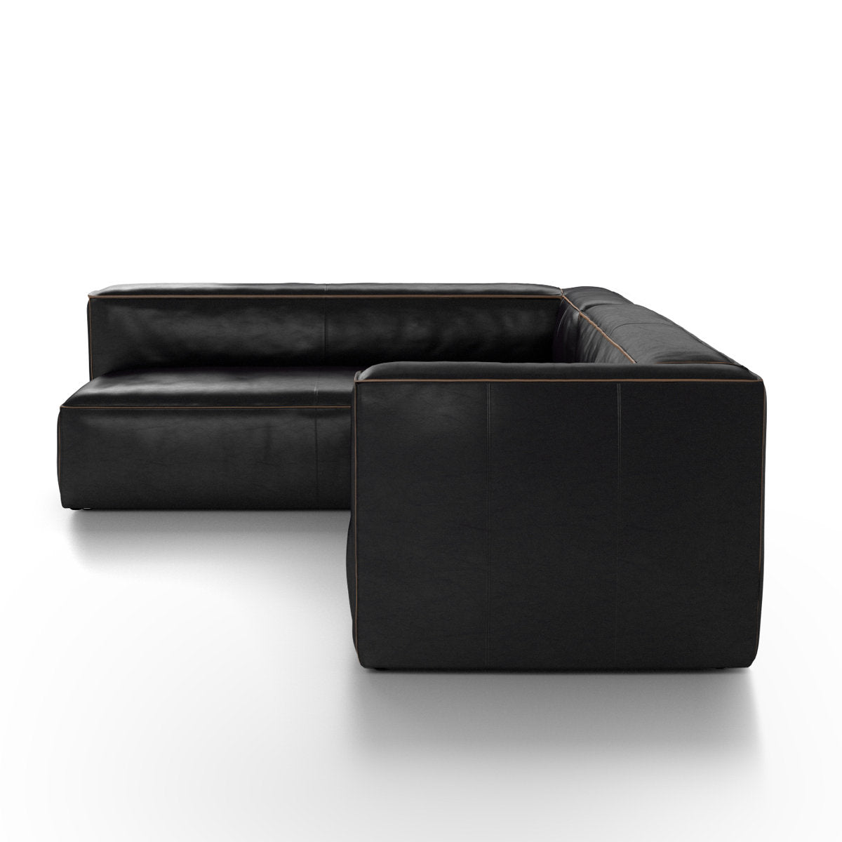 Strom 120" Leather Sectional