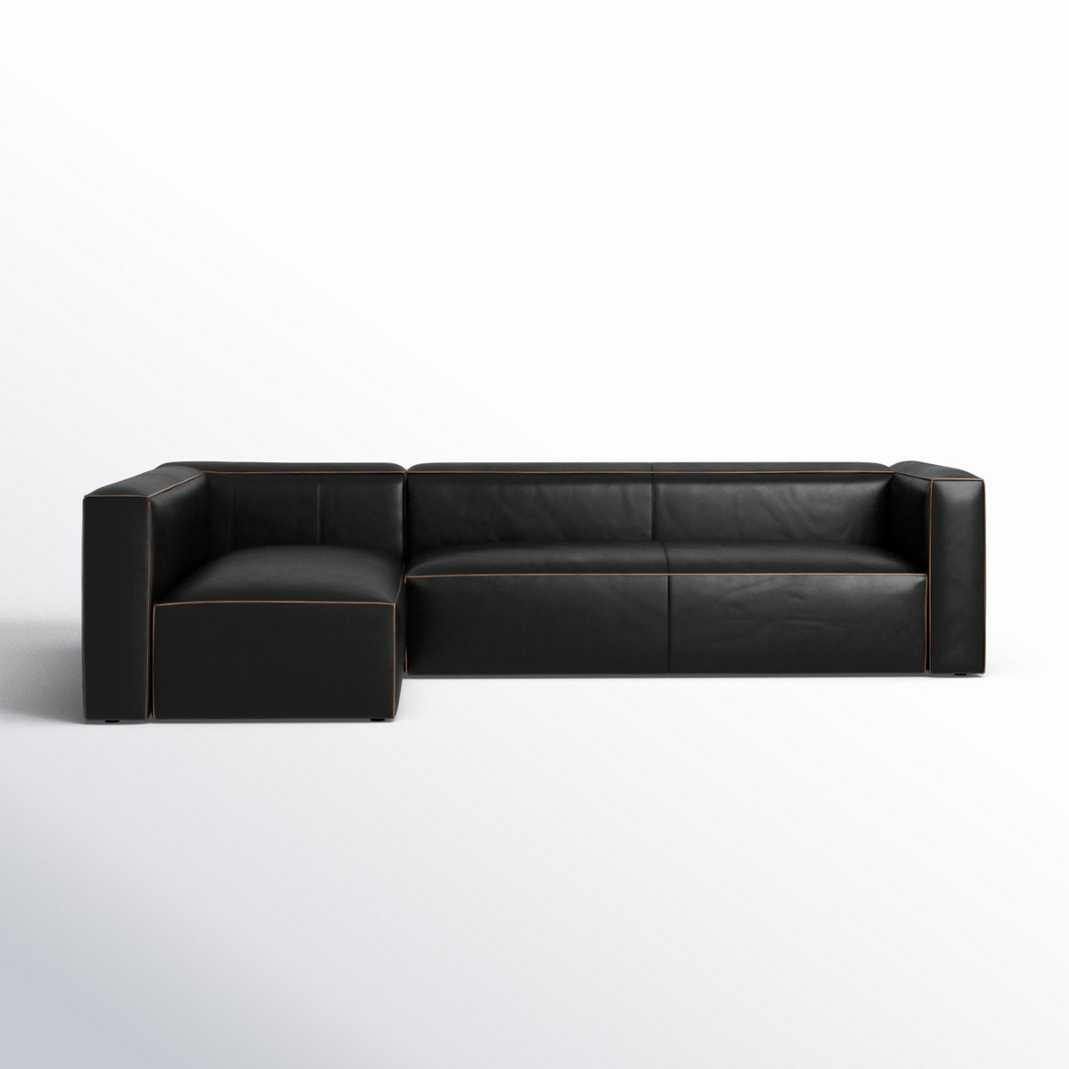 Strom 120" Leather Sectional