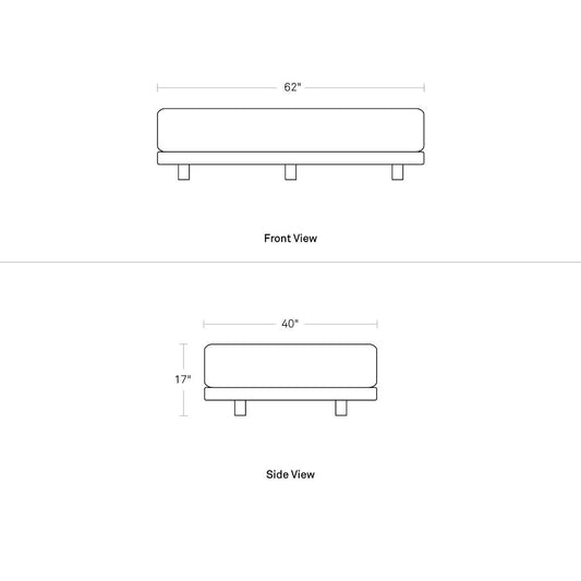 Blu Dot Sunday Large Ottoman