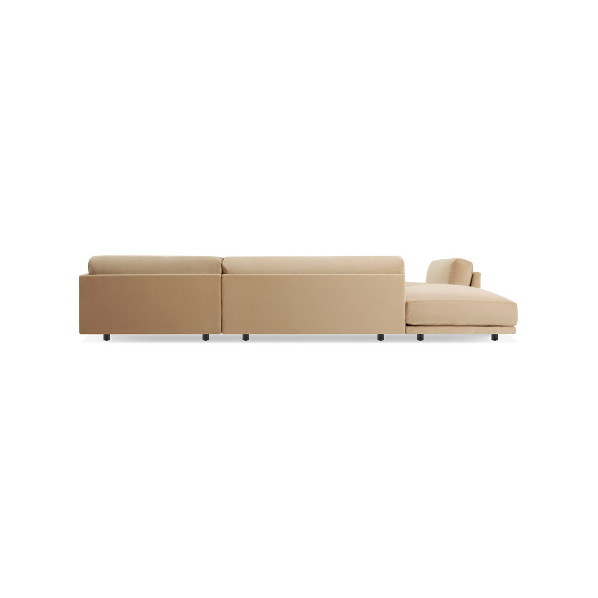 Blu Dot Sunday 4 Piece 156 Wide Velvet Corner Sectional