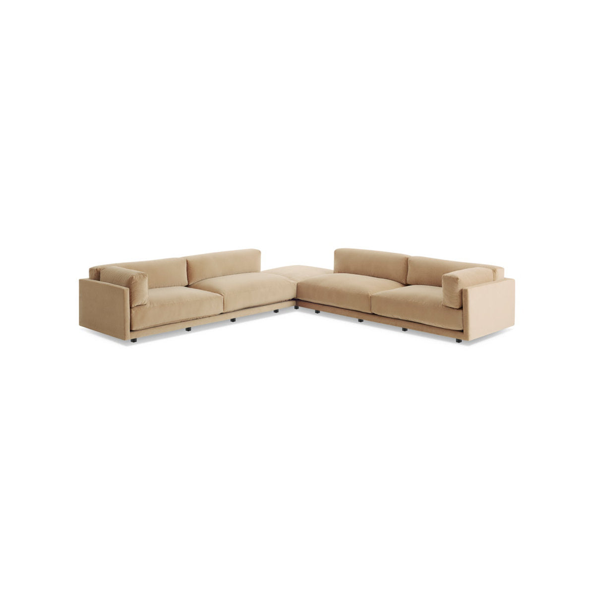 Blu Dot Sunday 139 Wide Reversible Corner Sectional