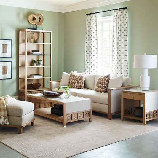 Stickley Surrey Hills Wood Frame Sofa