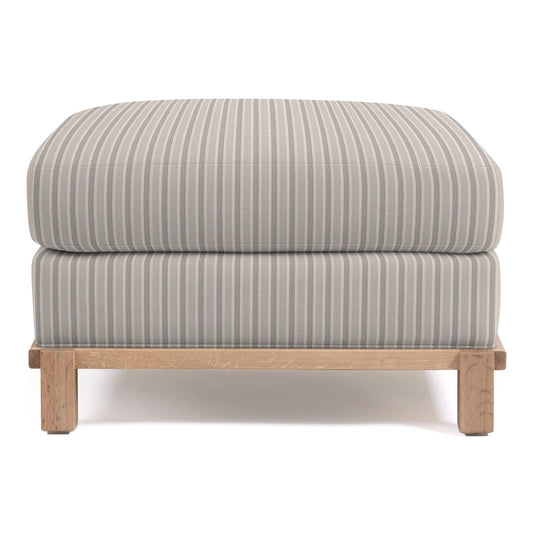 Stickley Surrey Hills Wood Frame Ottoman