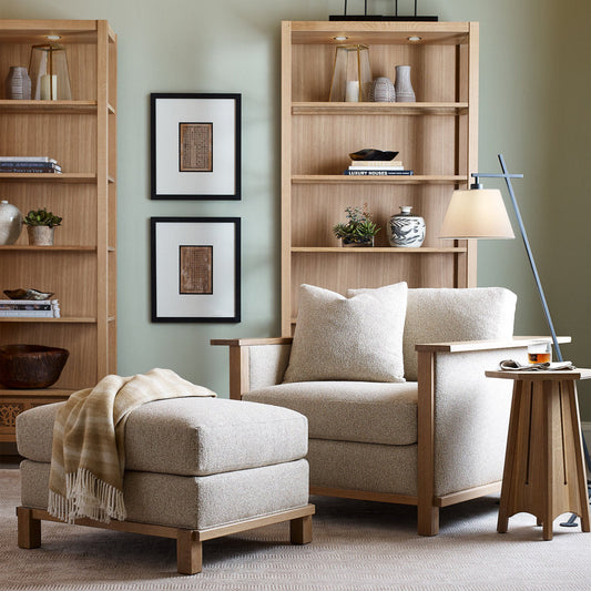 Surrey Hills Solid Wood Etagere Bookcase