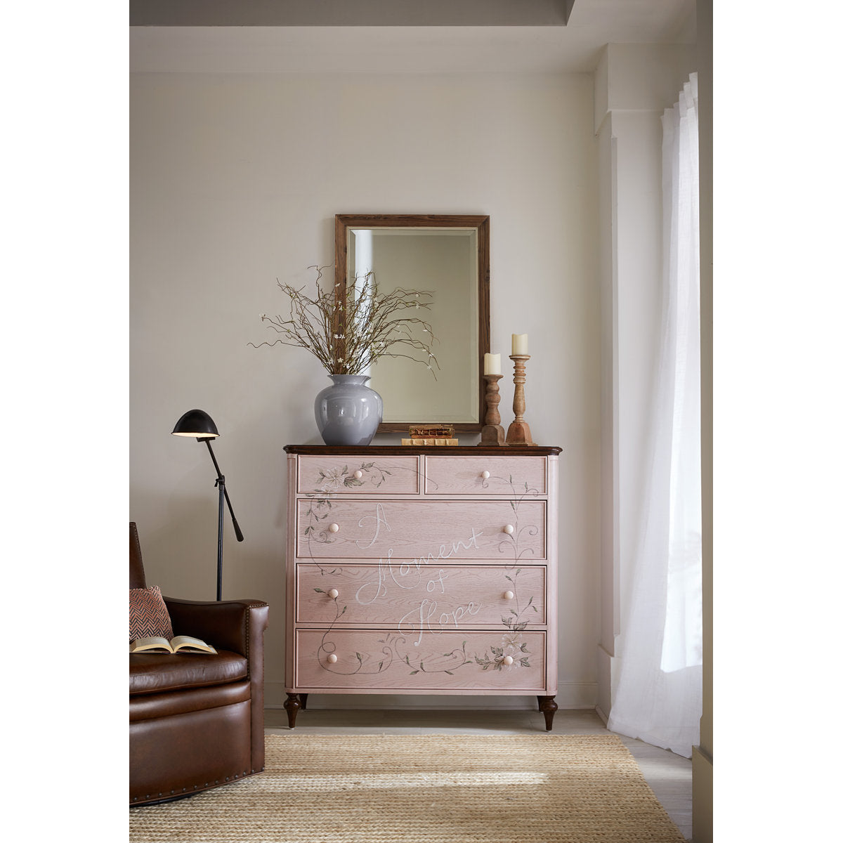 Susan G. Komen Solid Wood Accent Chest