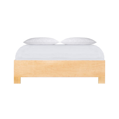 Swirl Rattan Queen Platform Bed, Natural