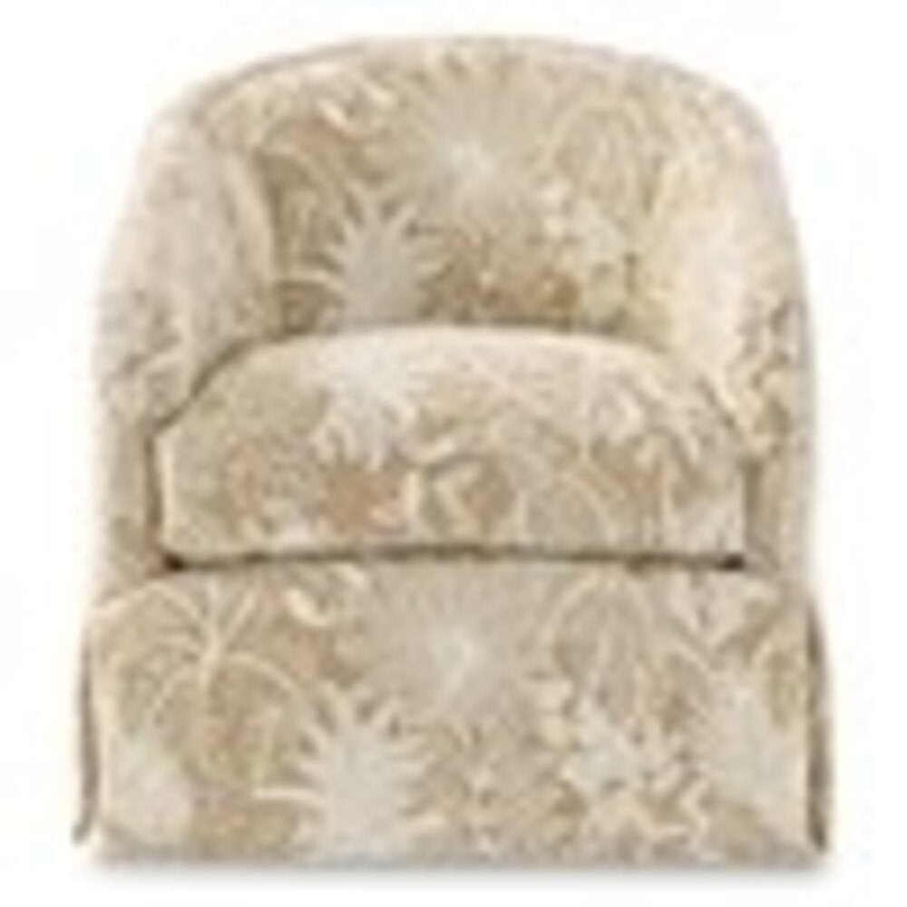 Ambella August Skirted Swivel Chair