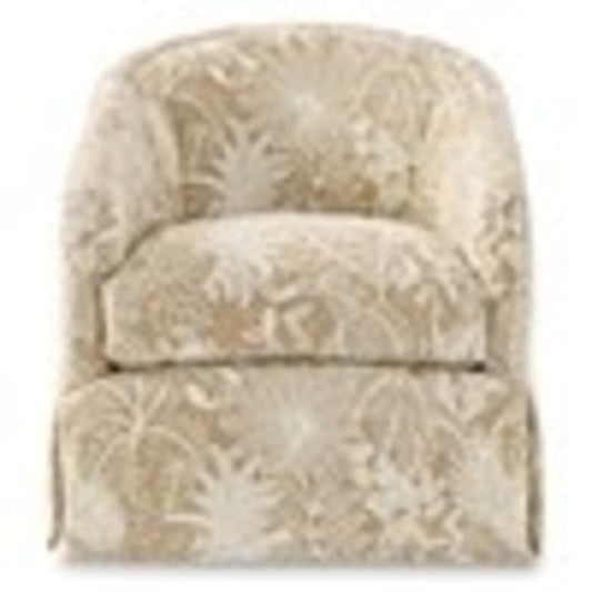 Ambella August Skirted Swivel Chair