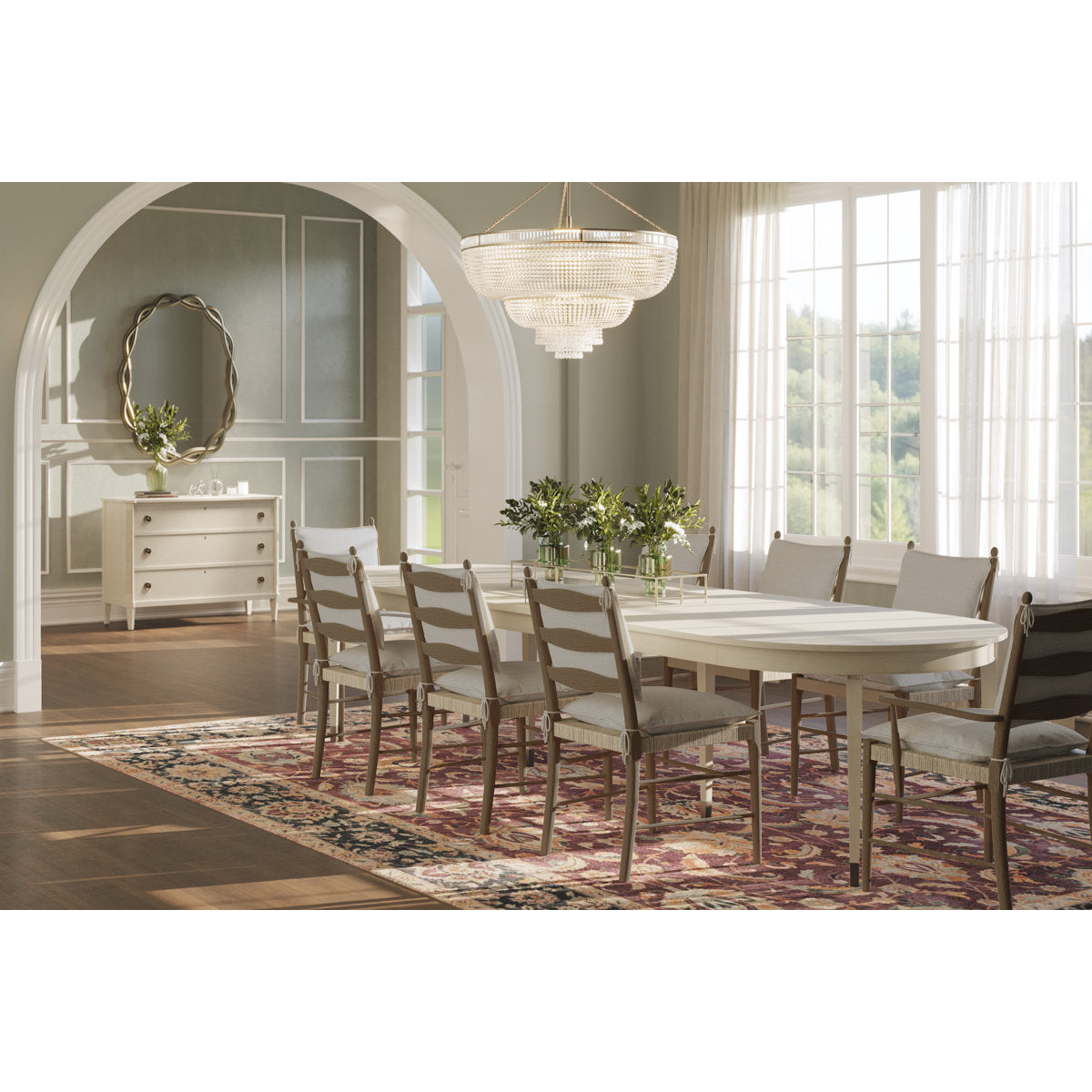 Synodic Solid Wood Dining Table