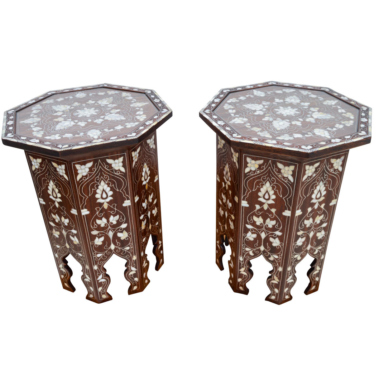 Syrian Glass End Table (Set of 2)