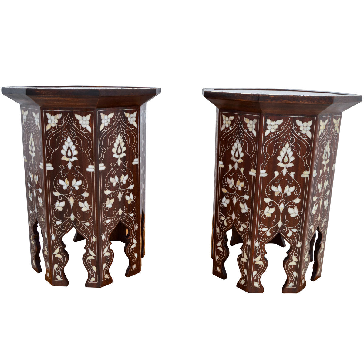 Syrian Glass End Table (Set of 2)