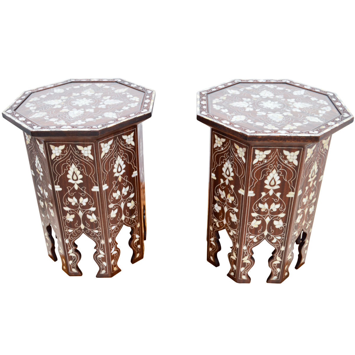 Syrian Glass End Table (Set of 2)