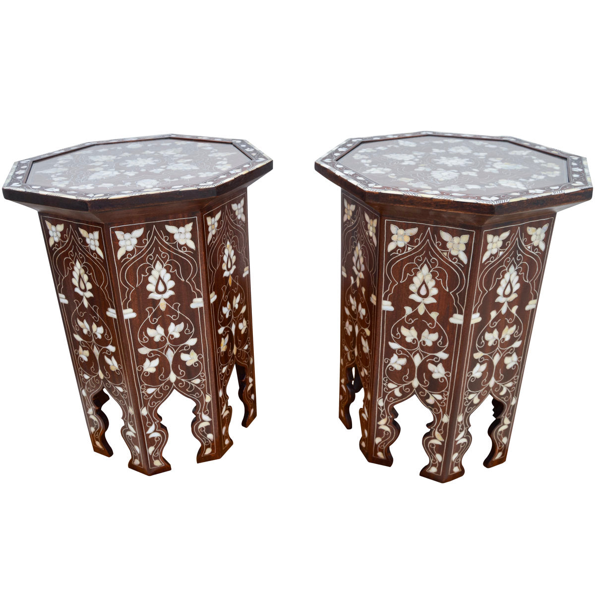 Syrian Glass End Table (Set of 2)
