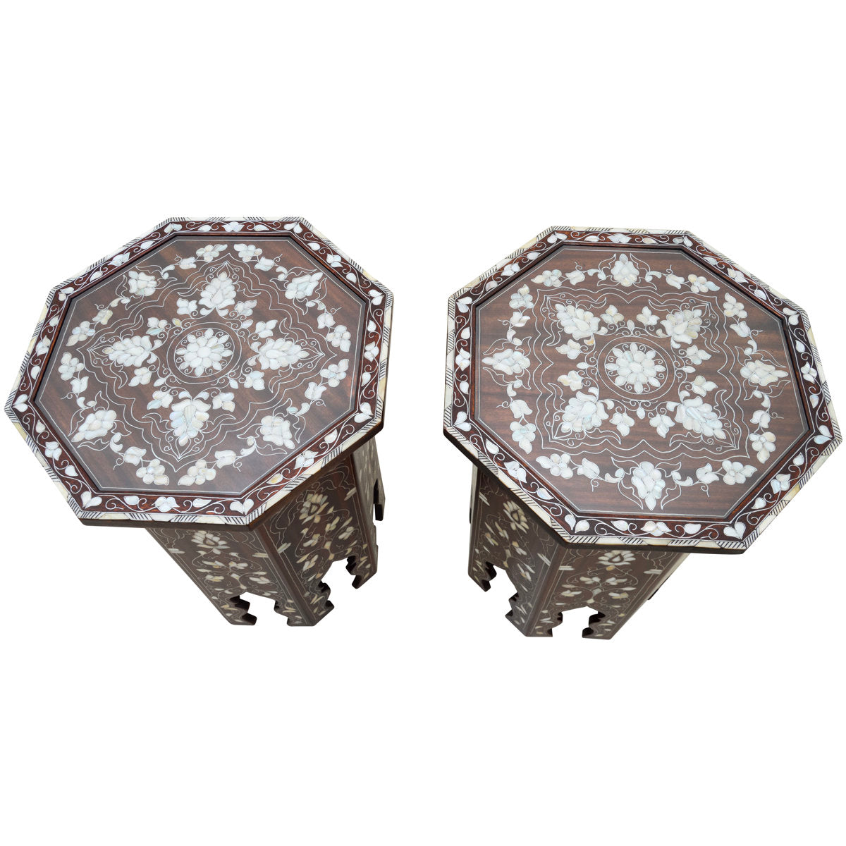 Syrian Glass End Table (Set of 2)