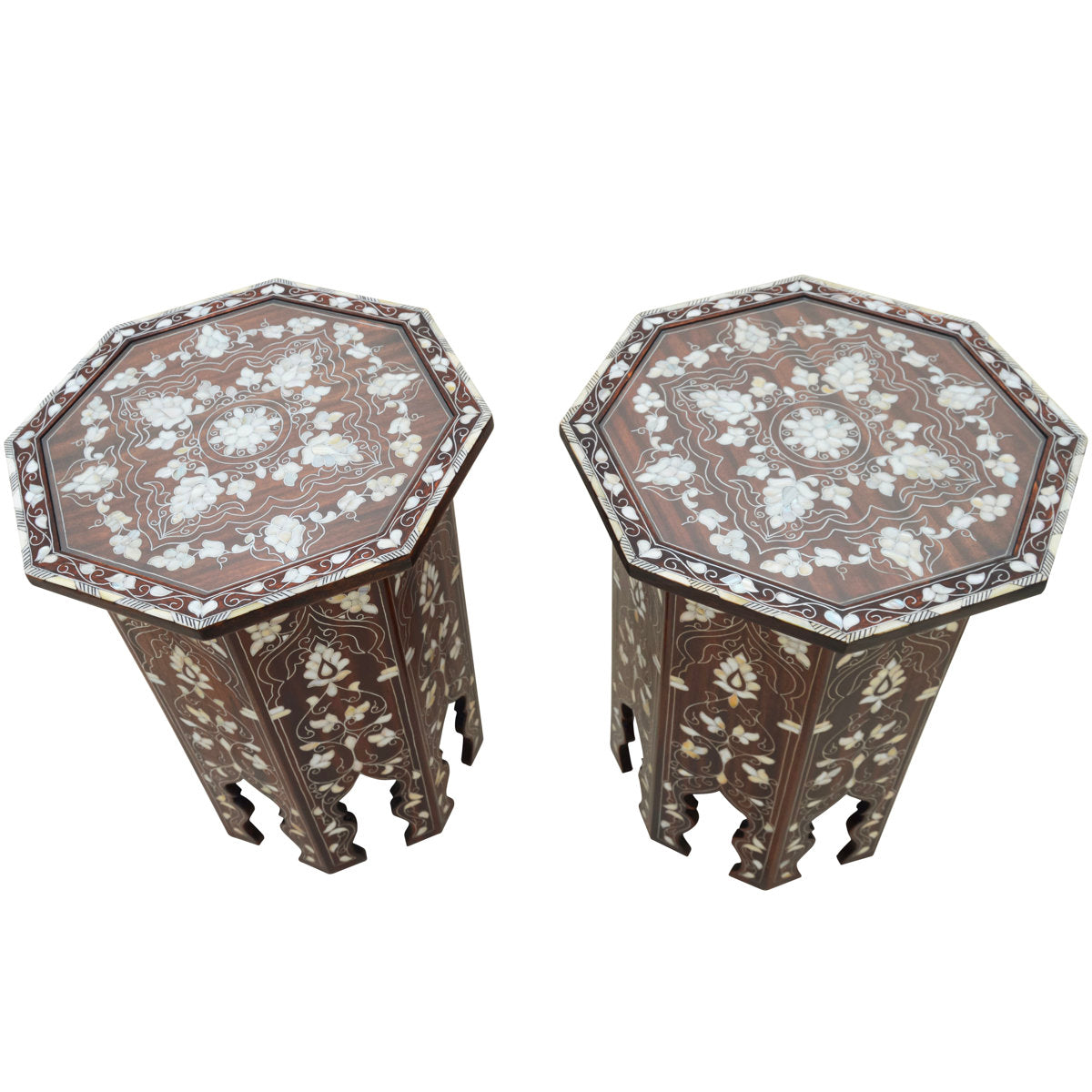 Syrian Glass End Table (Set of 2)