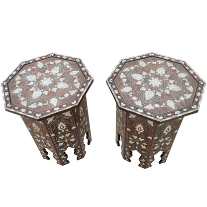 Syrian Glass End Table (Set of 2)