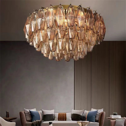 Chiara Glass Flushmount