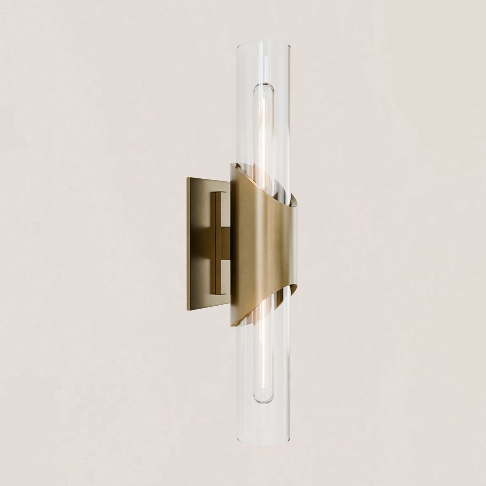 Modern Minimalist Glass Tube Wall Sconce