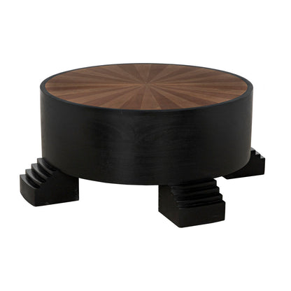 Tambour Solid Wood Coffee Table