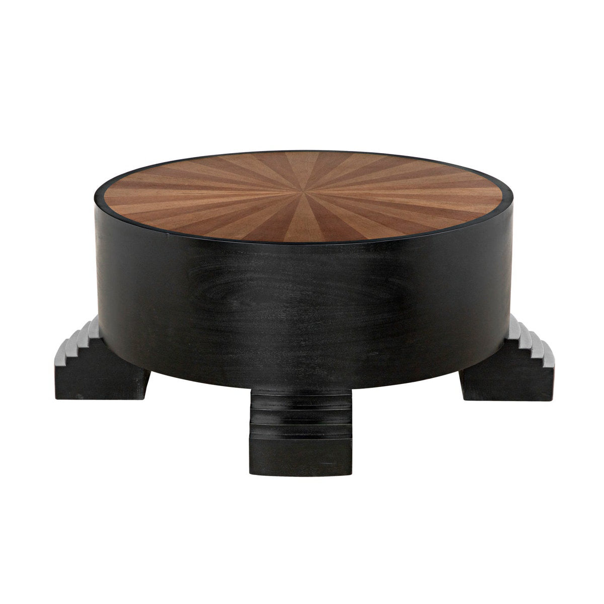 Tambour Solid Wood Coffee Table