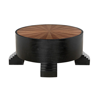 Tambour Solid Wood Coffee Table