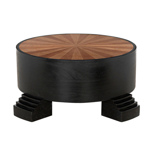 Tambour Solid Wood Coffee Table