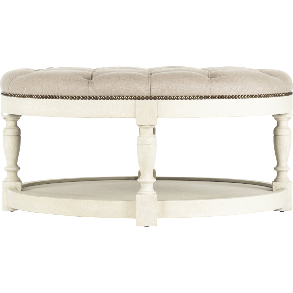 Zentique Tammy Tufted Cocktail Ottoman