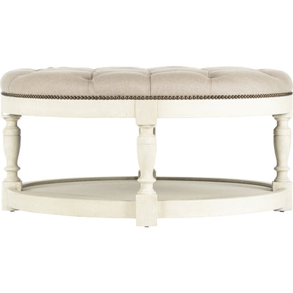 Zentique Tammy Tufted Cocktail Ottoman