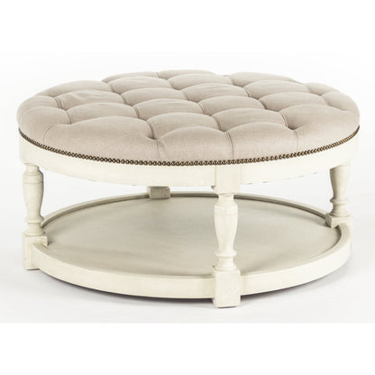 Zentique Tammy Tufted Cocktail Ottoman