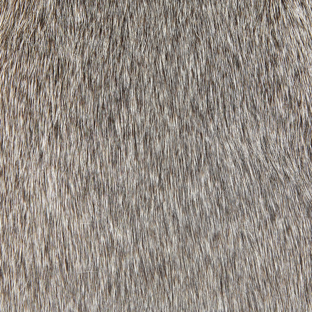 Studio A Home Tapered Ottoman Grey Hair On Hide