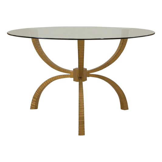 Studio A Home Teton Rectangular Table Gold