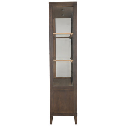 Thea Lighted Curio Cabinet