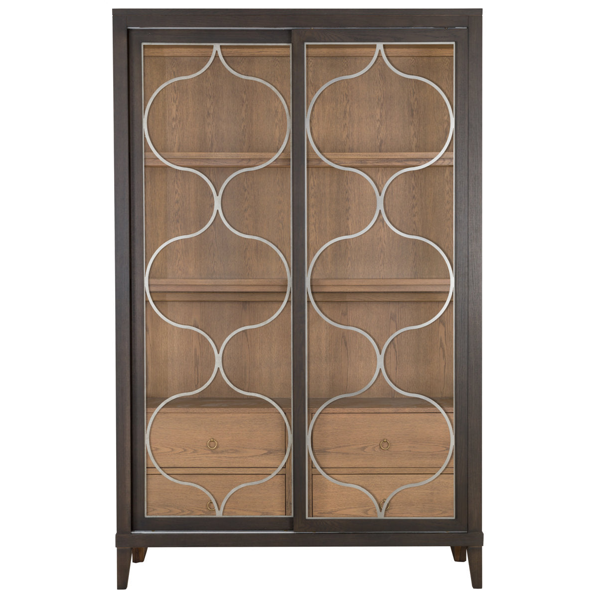 Thea Lighted Curio Cabinet
