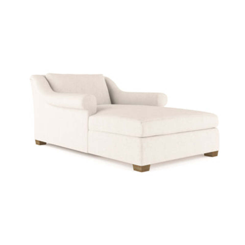 Tandem Arbor Thompson Rolled Slope Arm Chaise Lounge