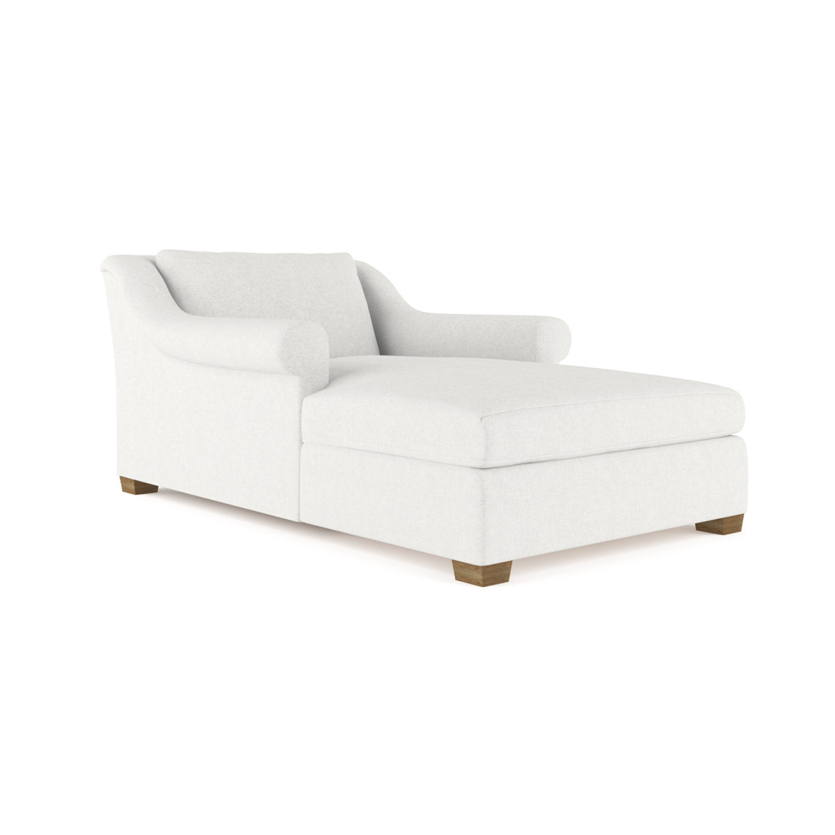 Tandem Arbor Thompson Rolled Slope Arm Chaise Lounge