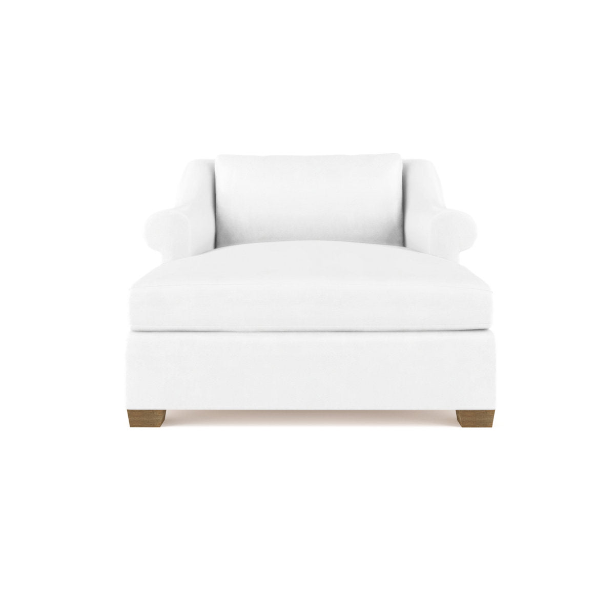Tandem Arbor Thompson Rolled Slope Arm Chaise Lounge